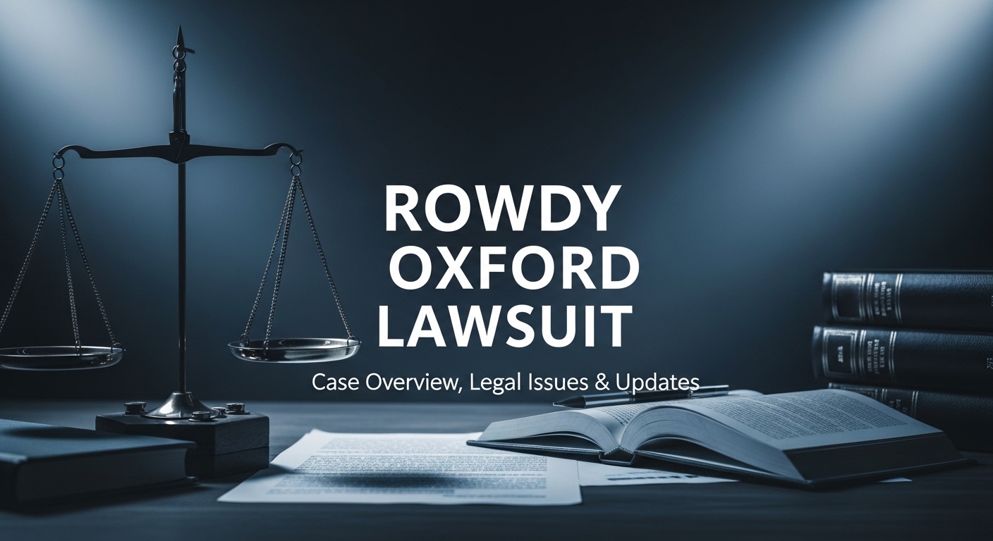 Unpacking the Rowdy Oxford Lawsuit: What You Need to Know